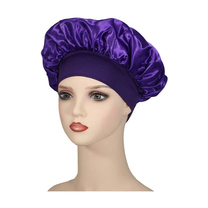 Satin Night Hair Cap Sleep Care Bonnet cap