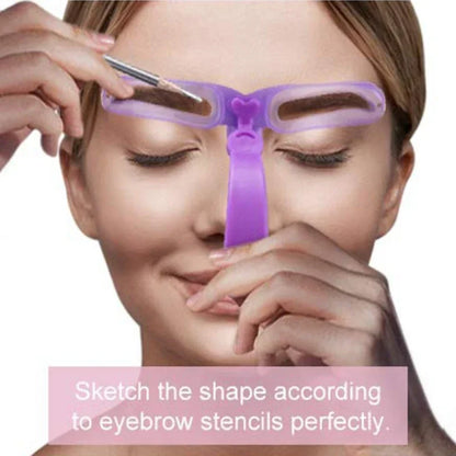 8 In 1 Reusable Eyebrow Stencil Tool