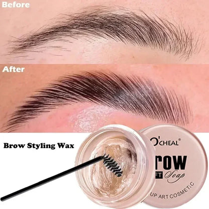 Waterproof 3D Eyebrow Styling Quick-drying Natural Pomade Setting Gel Wax