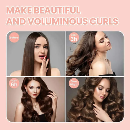 Heatless Hair Curling Rod No Heat Hair Rollers Pcs 1, 3 or 4