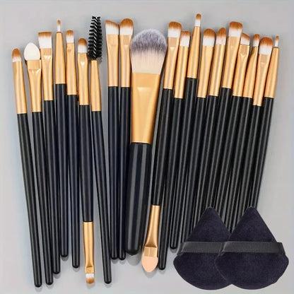 20Pcs Makeup Brush Set Eyeliner Brush Blending Brush