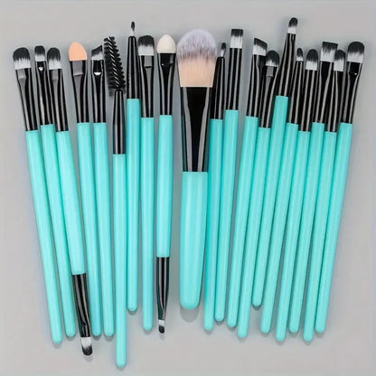 20Pcs Makeup Brush Set Eyeliner Brush Blending Brush