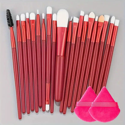 20Pcs Makeup Brush Set Eyeliner Brush Blending Brush