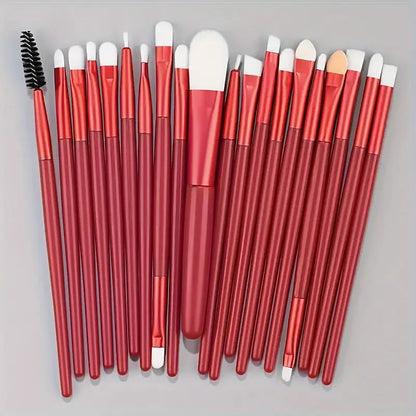 20Pcs Makeup Brush Set Eyeliner Brush Blending Brush