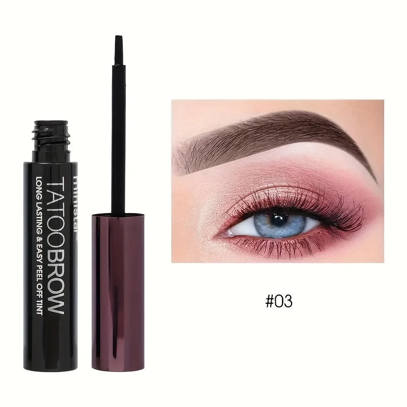 NEW! Tattoo Peel Off Eyebrow Gel Tint, Semi Permanent Brow