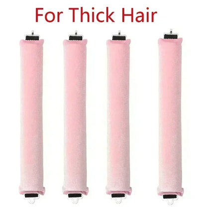 Heatless Hair Curling Rod No Heat Hair Rollers Pcs 1, 3 or 4